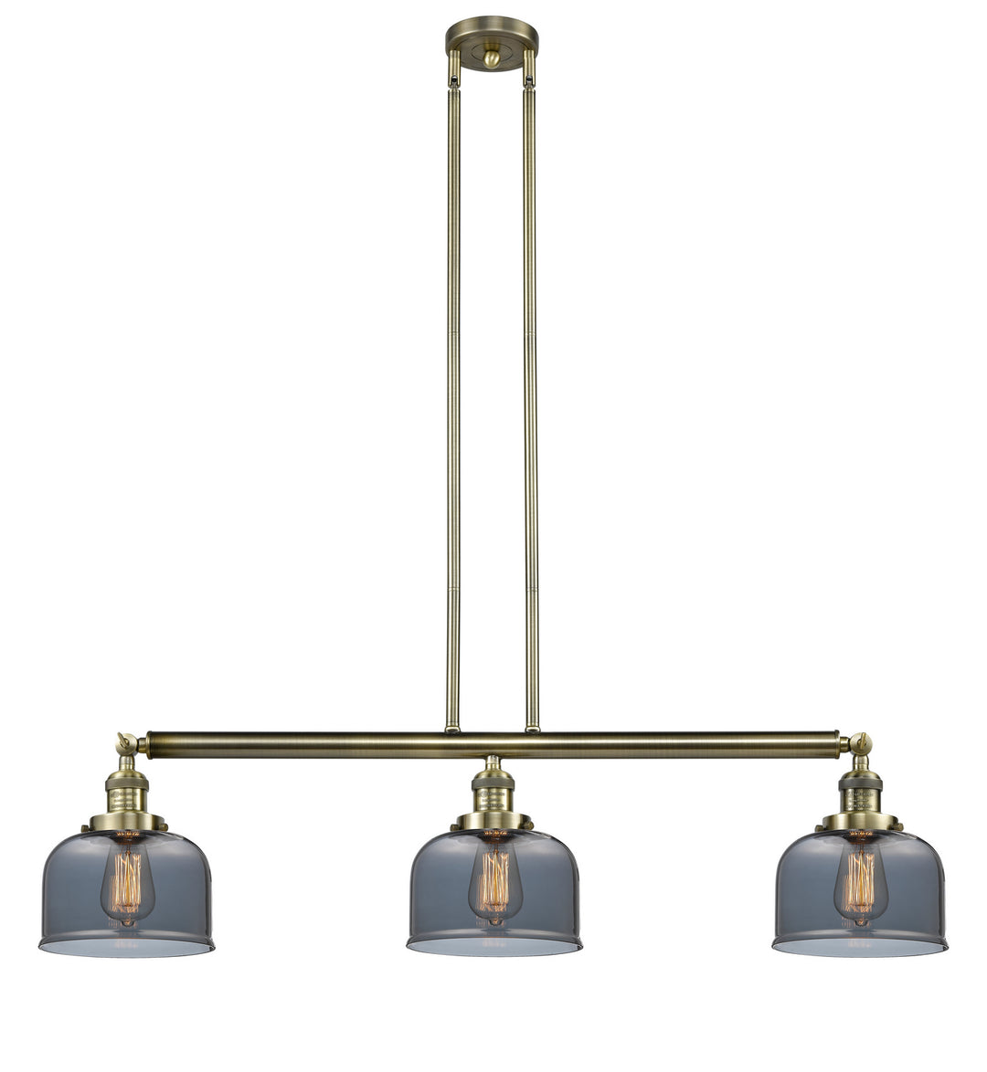 Innovations Franklin Restoration 213-AB-G73 Pendant Light - Antique Brass