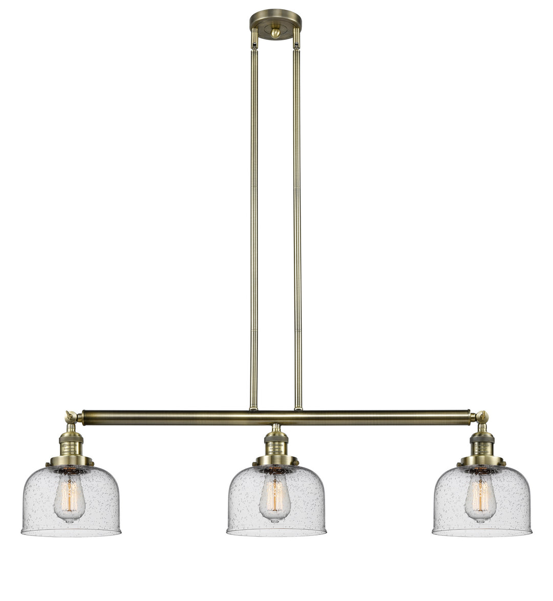 Innovations Franklin Restoration 213-AB-G74 Pendant Light - Antique Brass