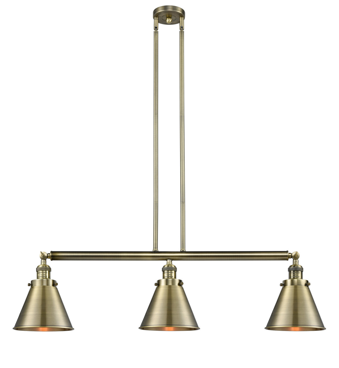 Innovations Franklin Restoration 213-AB-M13-AB Pendant Light - Antique Brass