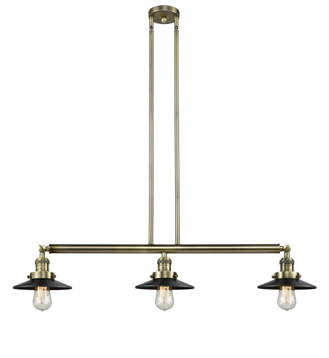 Innovations Franklin Restoration 213-AB-M6 Pendant Light - Antique Brass