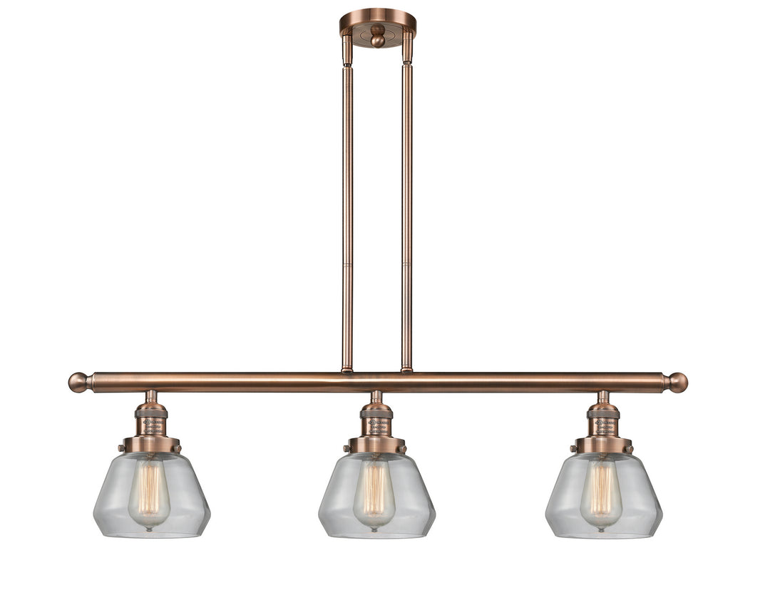 Innovations Franklin Restoration 213-AC-G172-LED Pendant Light - Antique Copper