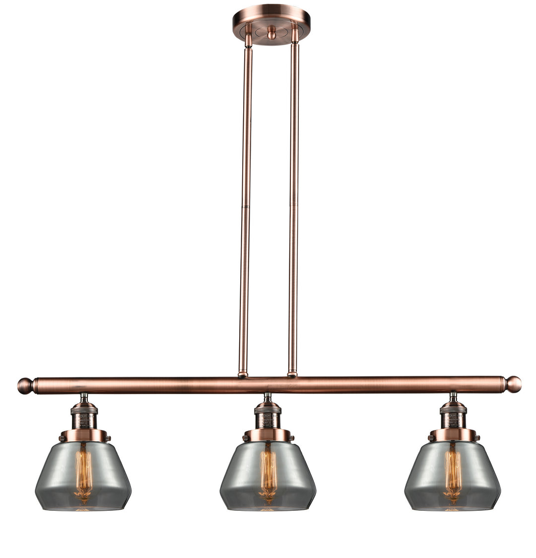 Innovations Franklin Restoration 213-AC-G173-LED Pendant Light - Antique Copper