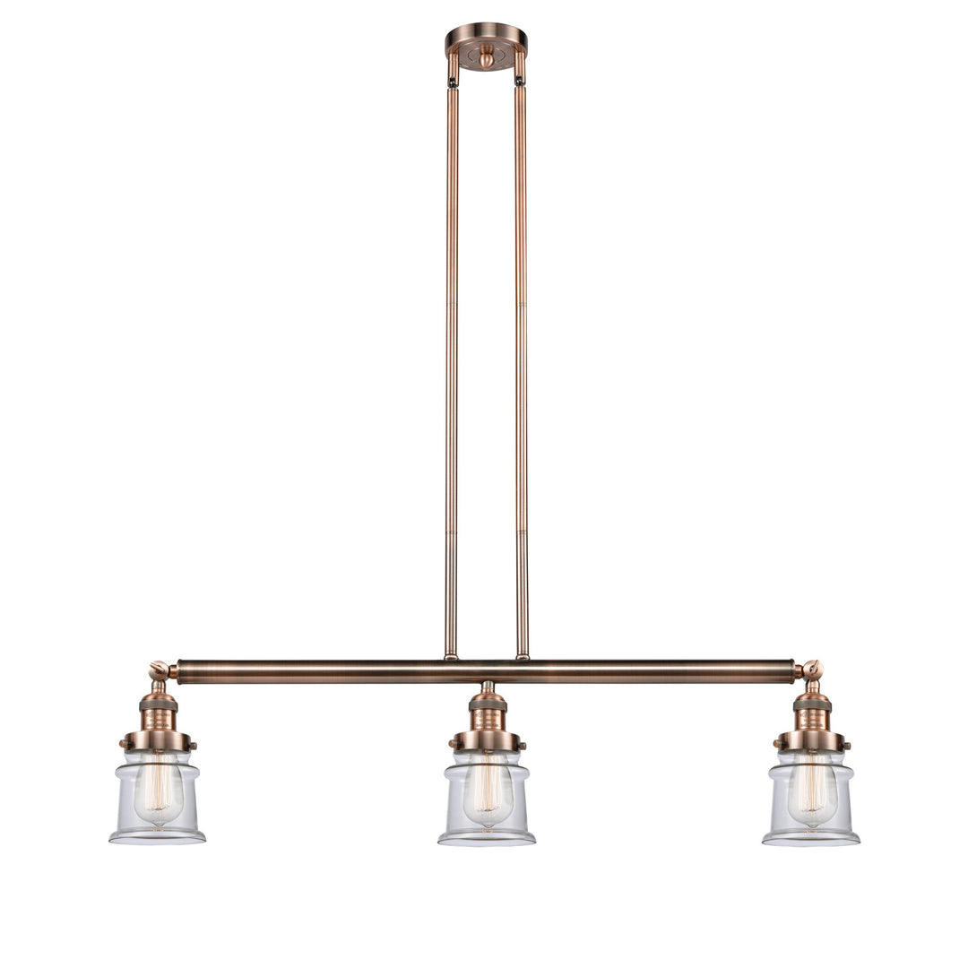 Innovations Franklin Restoration 213-AC-G182S Pendant Light - Antique Copper