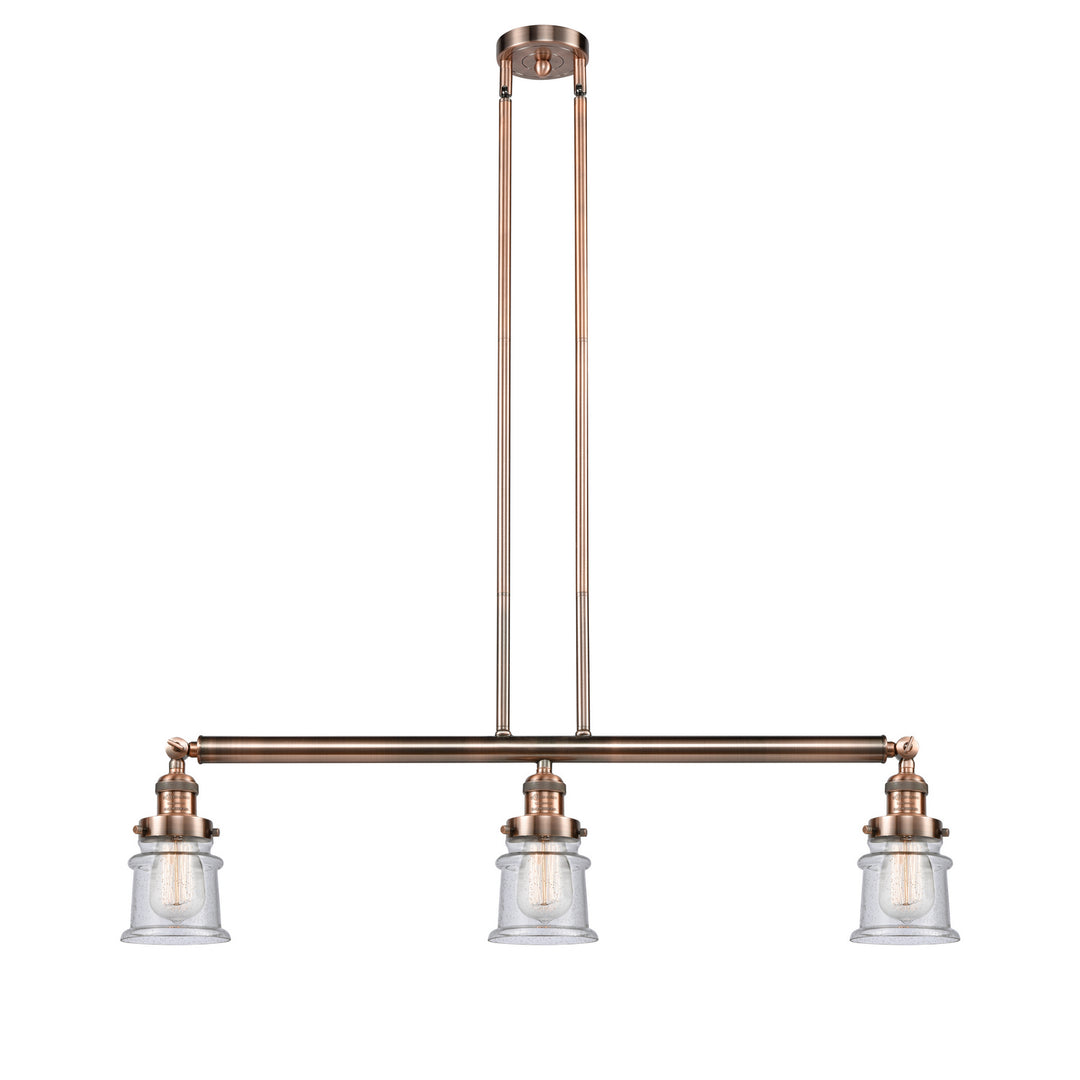 Innovations Franklin Restoration 213-AC-G184S Pendant Light - Antique Copper