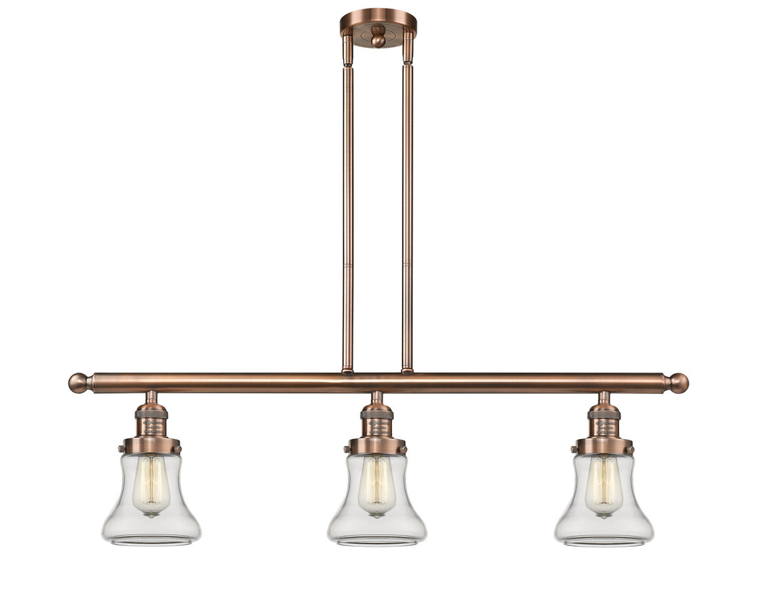 Innovations Franklin Restoration 213-AC-G192-LED Pendant Light - Antique Copper