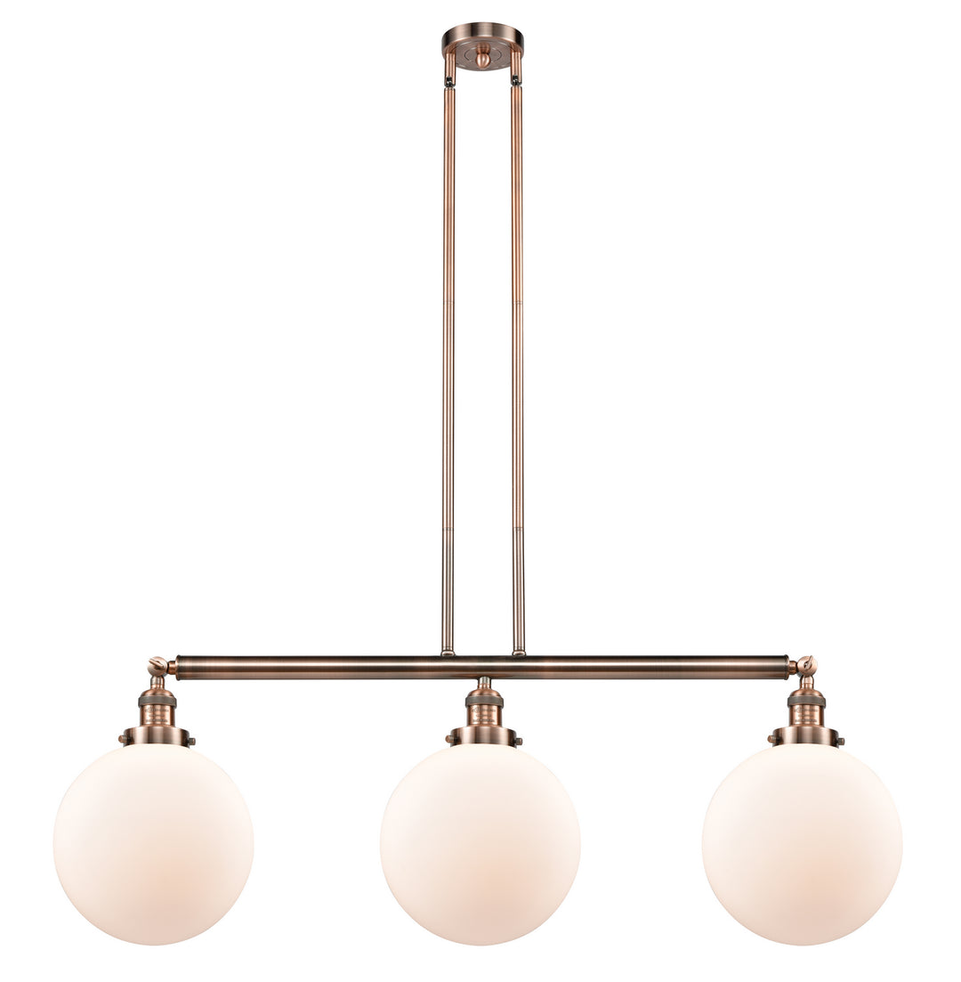 Innovations Franklin Restoration 213-AC-G201-10-LED Pendant Light - Antique Copper
