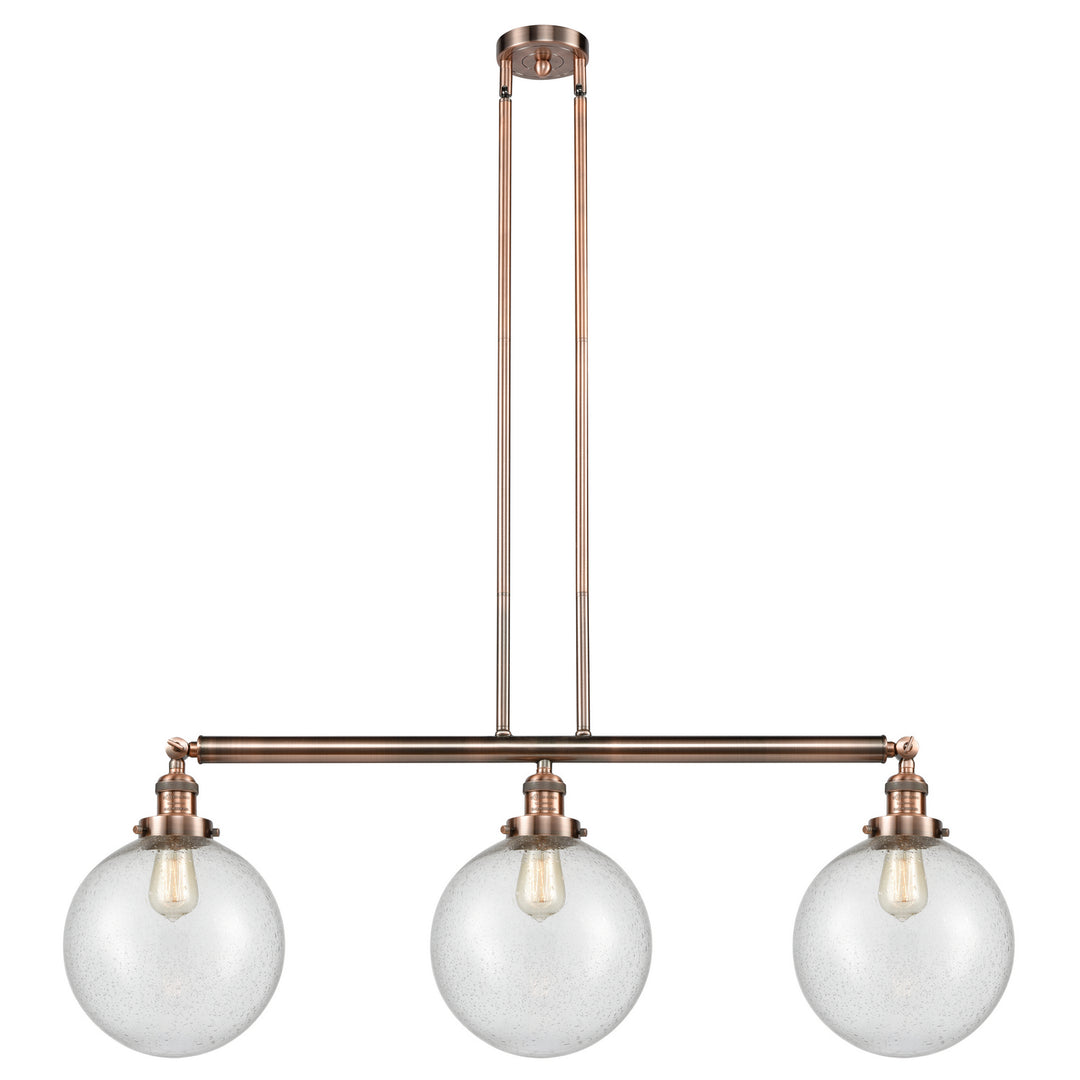 Innovations Franklin Restoration 213-AC-G204-10 Pendant Light - Antique Copper