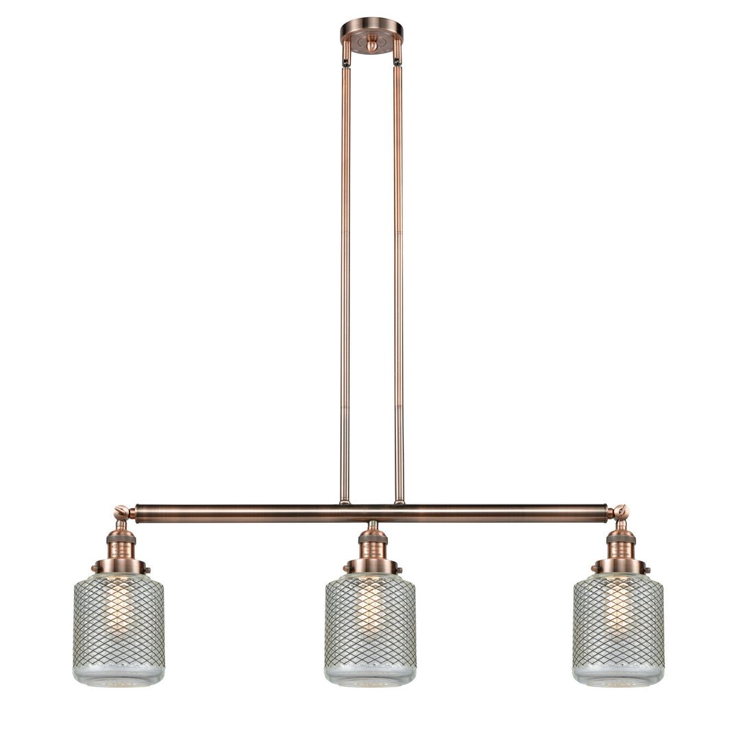 Innovations Franklin Restoration 213-AC-G262 Pendant Light - Antique Copper