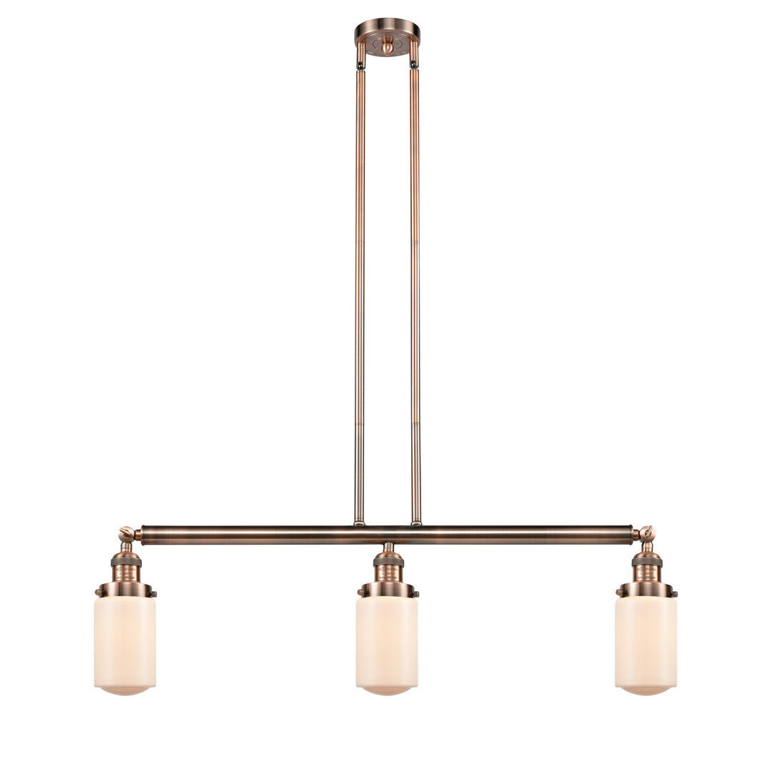 Innovations Franklin Restoration 213-AC-G311-LED Pendant Light - Antique Copper