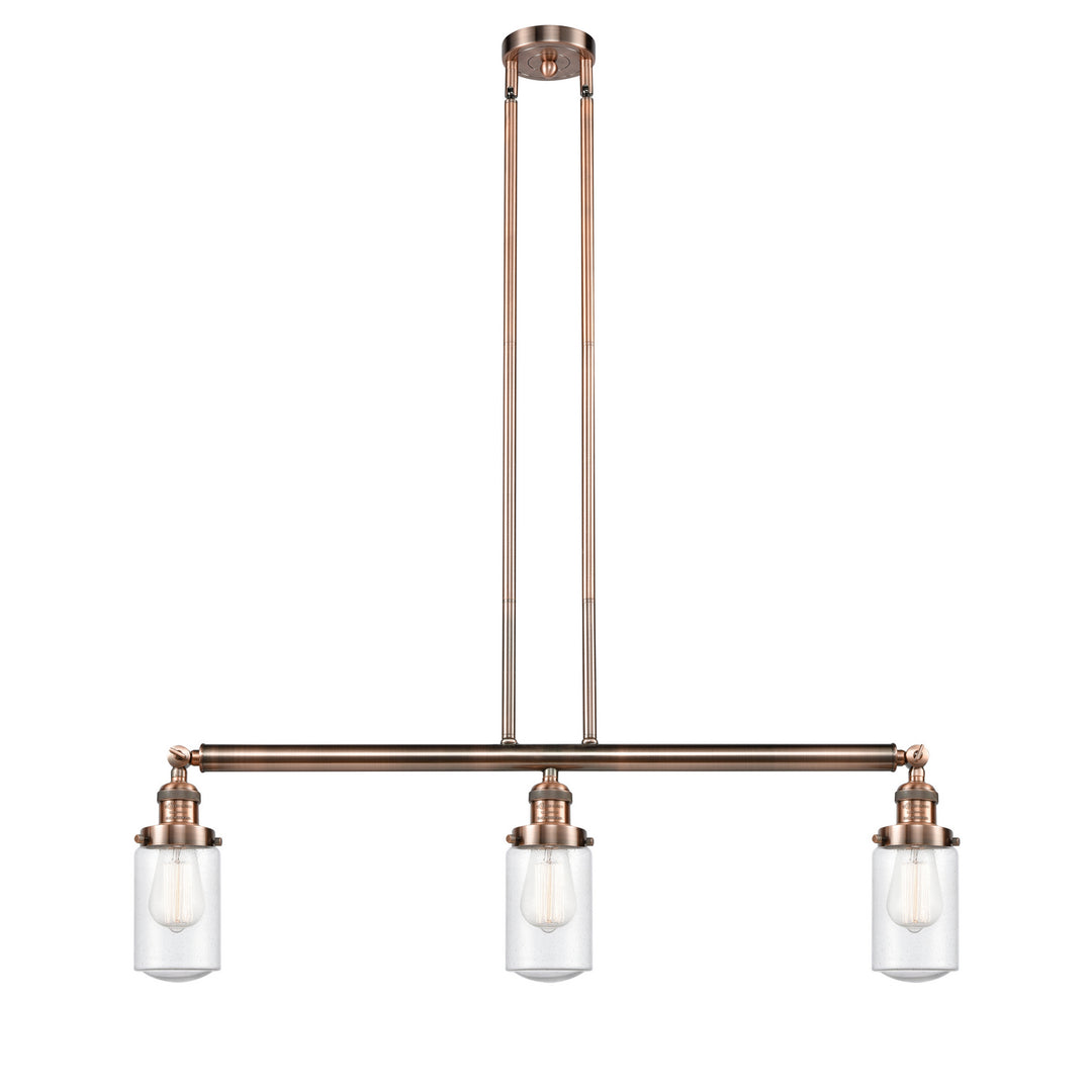 Innovations Franklin Restoration 213-AC-G314-LED Pendant Light - Antique Copper