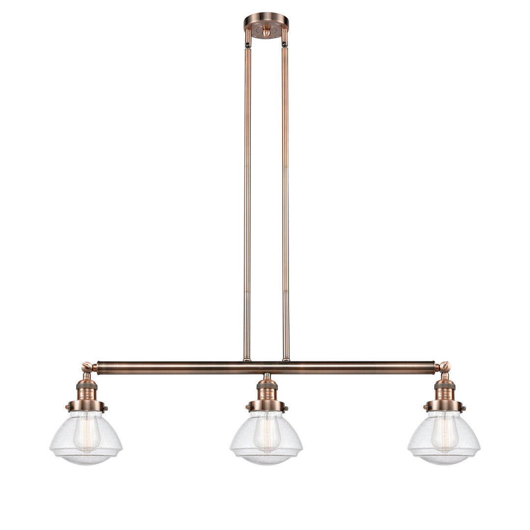 Innovations Franklin Restoration 213-AC-G324 Pendant Light - Antique Copper