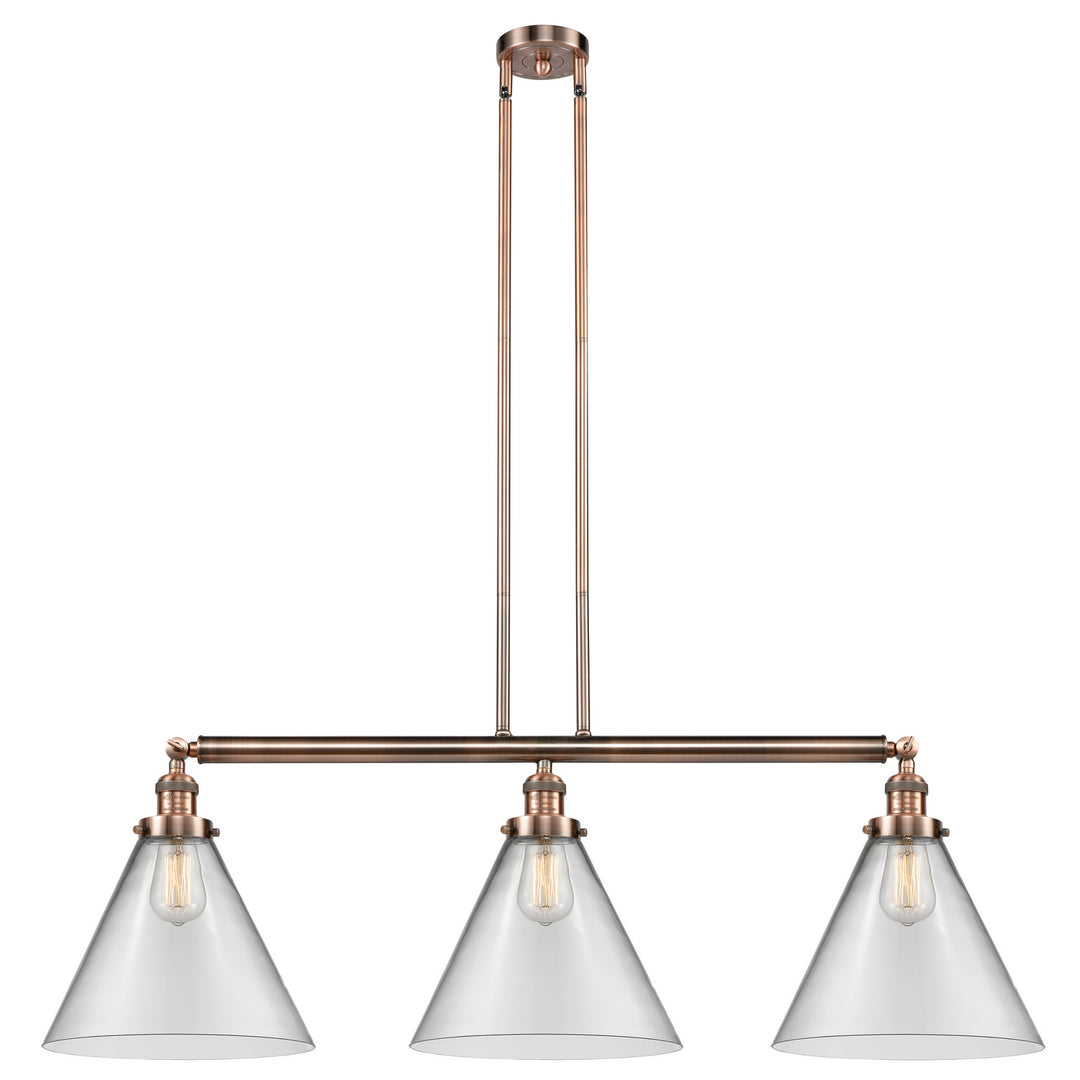 Innovations Franklin Restoration 213-AC-G42-L-LED Pendant Light - Antique Copper