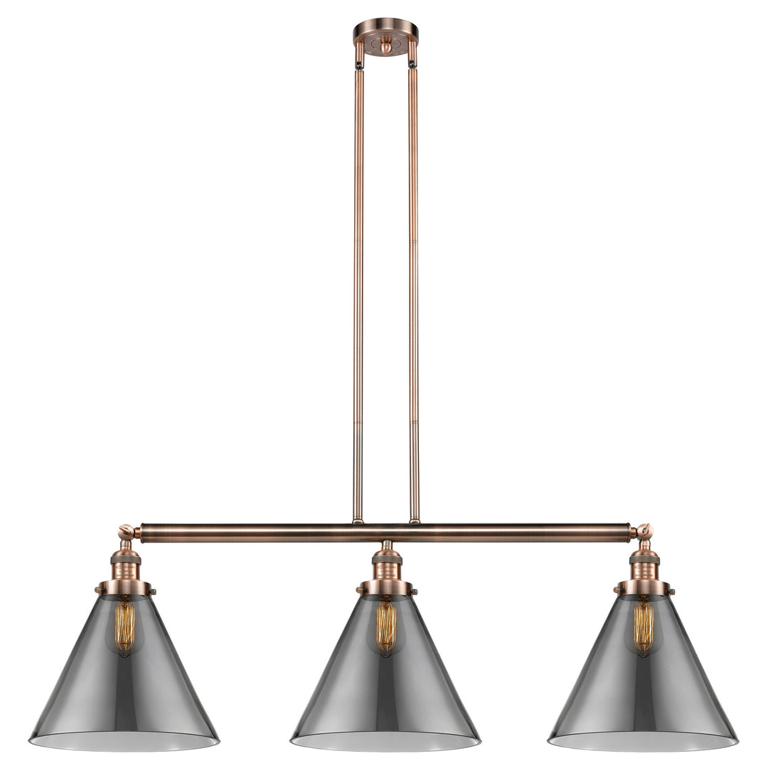 Innovations Franklin Restoration 213-AC-G43-L-LED Pendant Light - Antique Copper