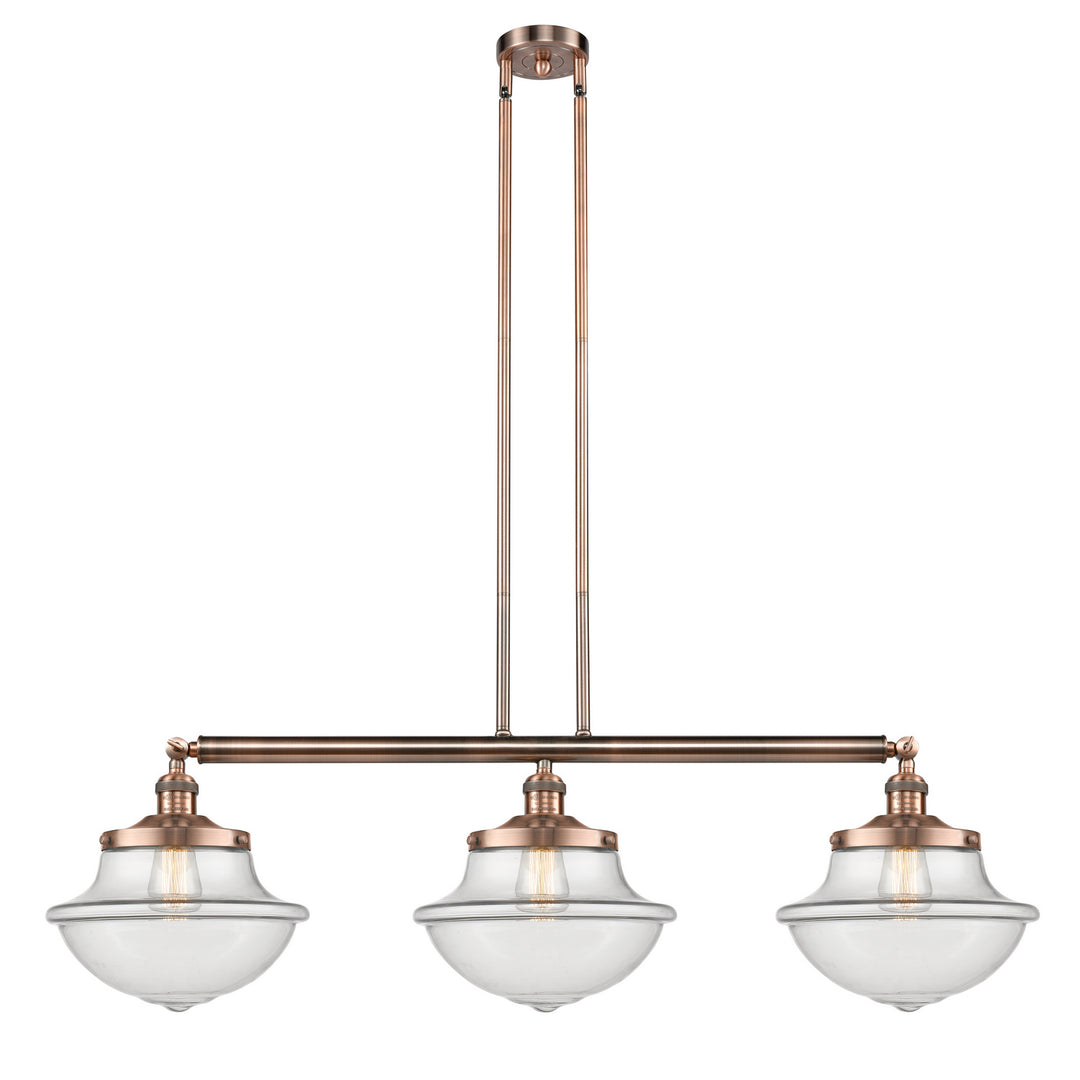 Innovations Franklin Restoration 213-AC-G542 Pendant Light - Antique Copper