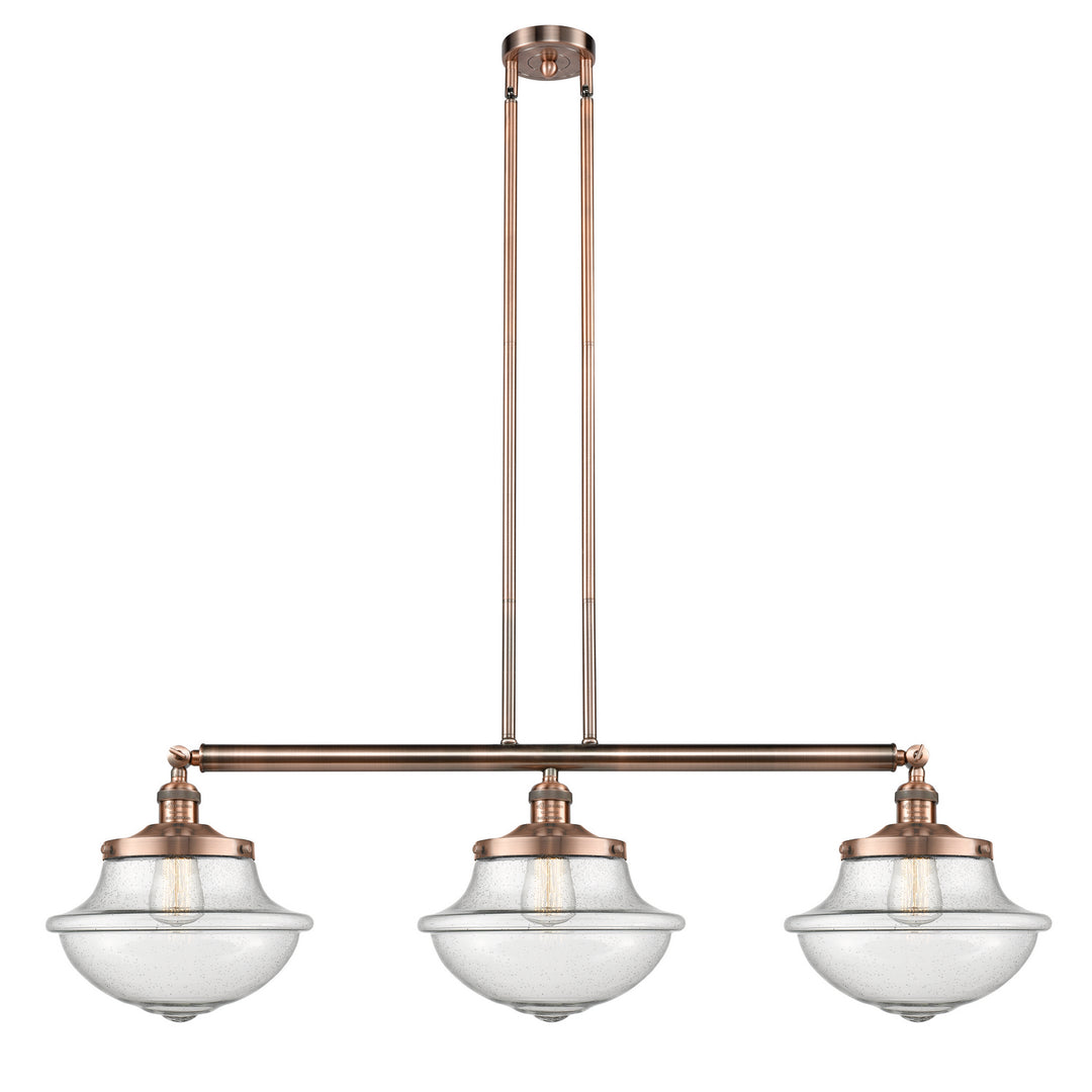Innovations Franklin Restoration 213-AC-G544-LED Pendant Light - Antique Copper