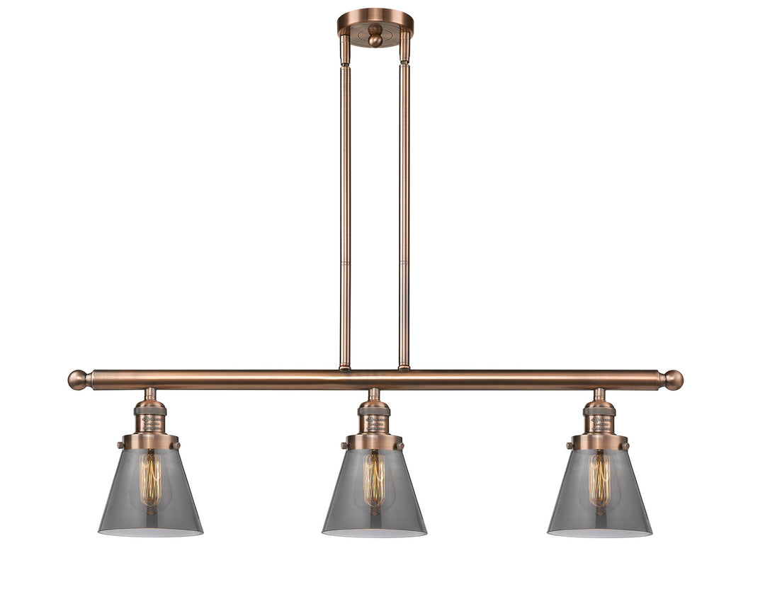 Innovations Franklin Restoration 213-AC-G63-LED Pendant Light - Antique Copper