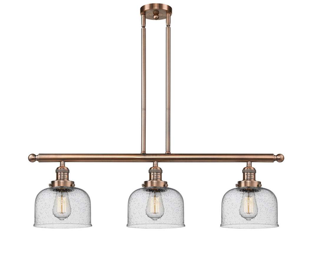 Innovations Franklin Restoration 213-AC-G74-LED Pendant Light - Antique Copper