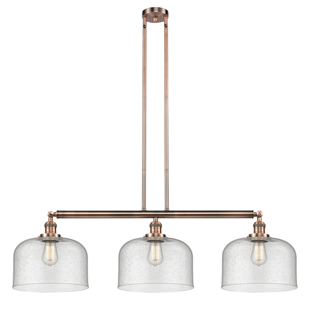 Innovations Franklin Restoration 213-AC-G74-L-LED Pendant Light - Antique Copper