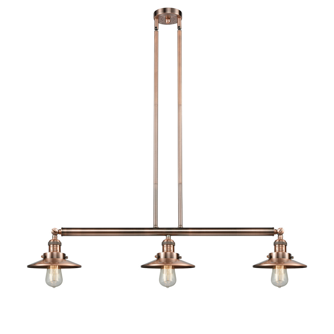 Innovations Franklin Restoration 213-AC-M3-LED Pendant Light - Antique Copper