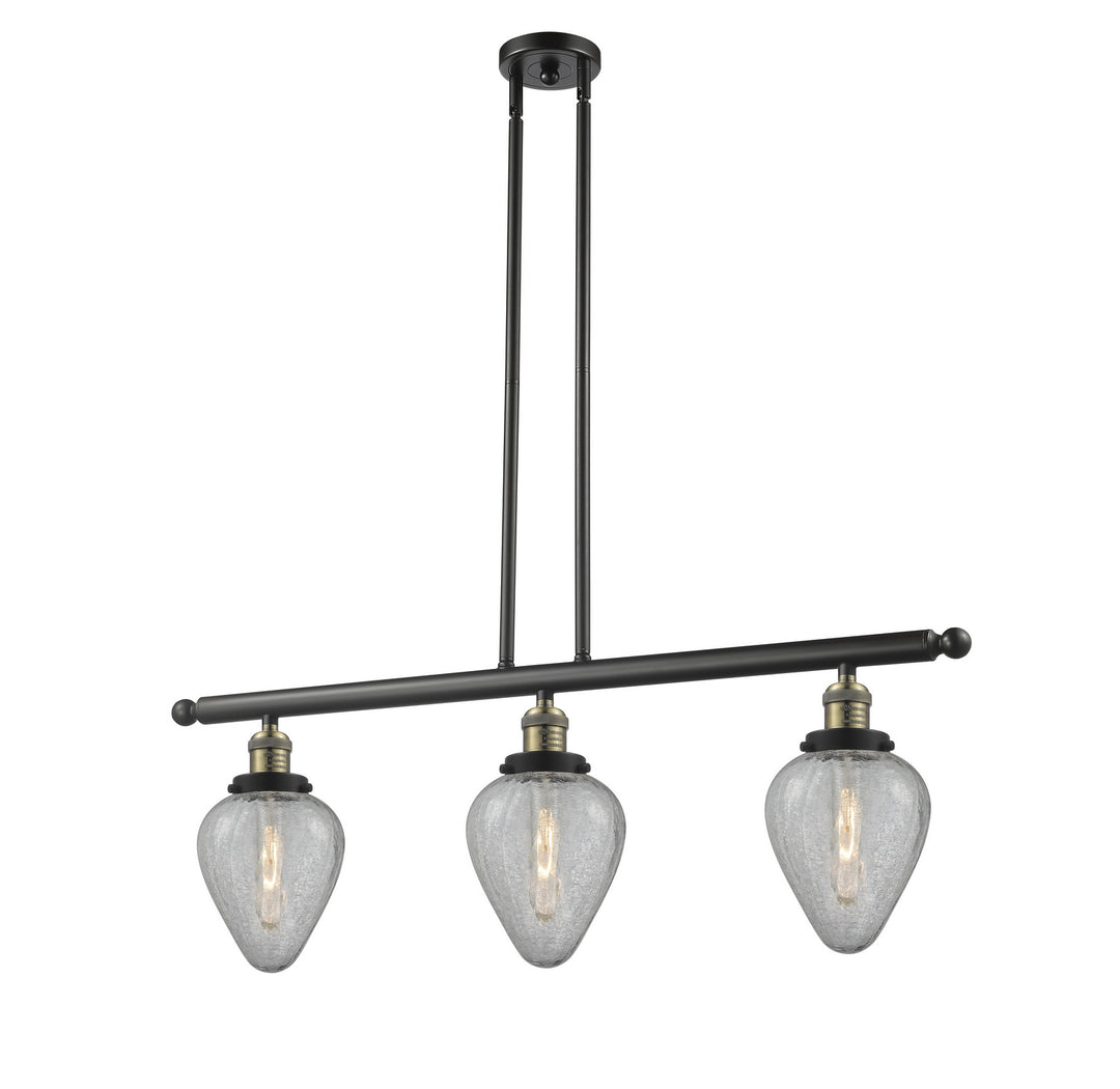 Innovations Franklin Restoration 213-BAB-G165 Pendant Light - Black Antique Brass