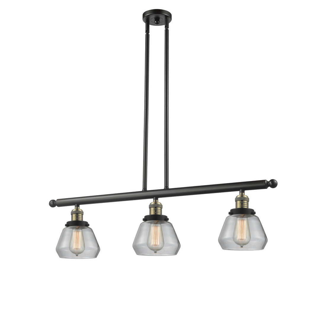 Innovations Franklin Restoration 213-BAB-G172-LED Pendant Light - Black Antique Brass