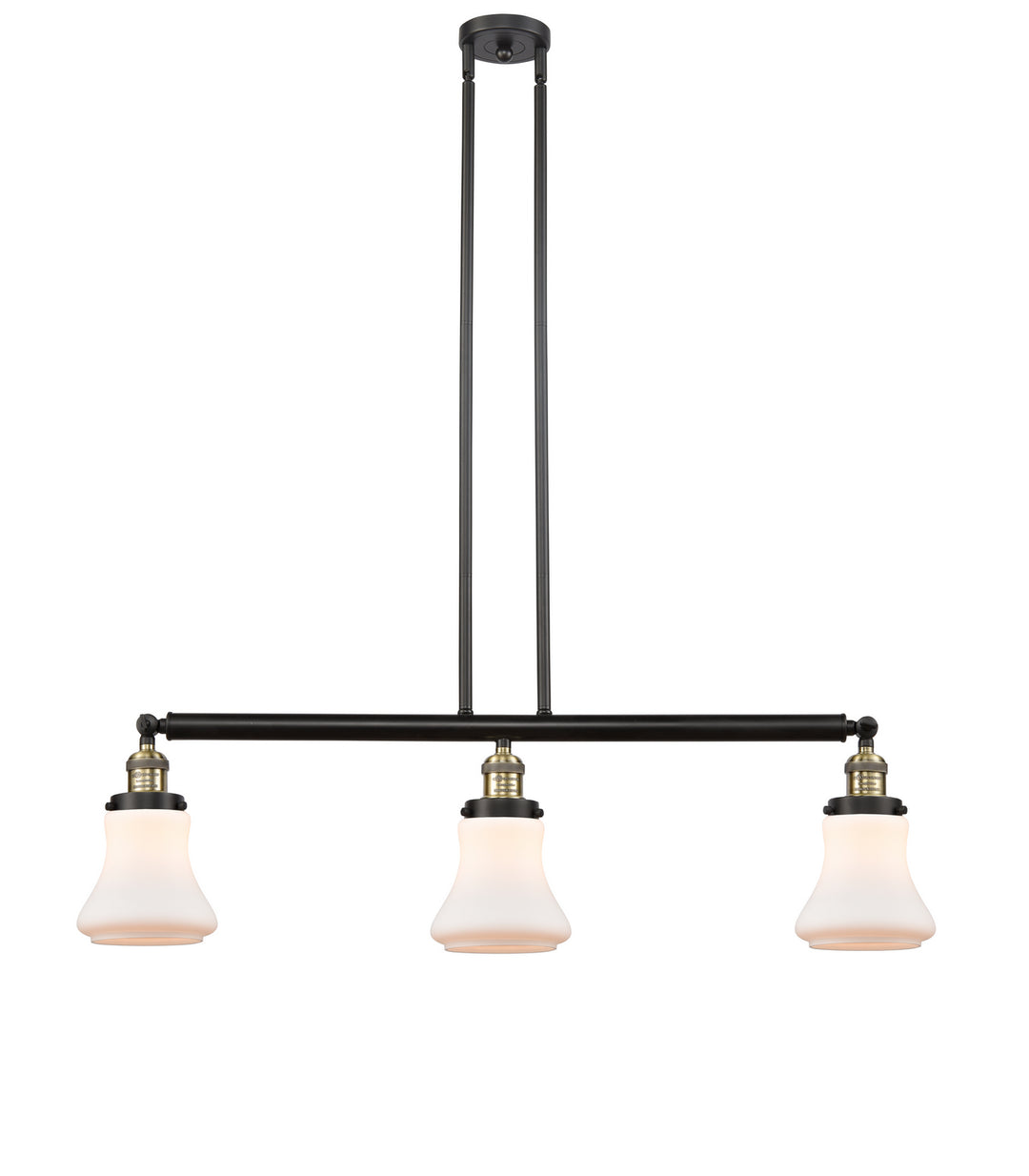 Innovations Franklin Restoration 213-BAB-G191-LED Pendant Light - Black Antique Brass