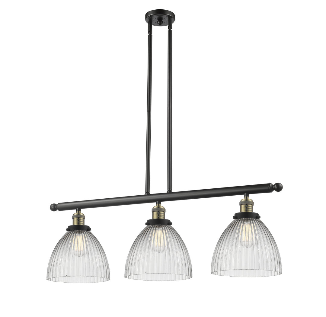 Innovations Franklin Restoration 213-BAB-G222-LED Pendant Light - Black Antique Brass