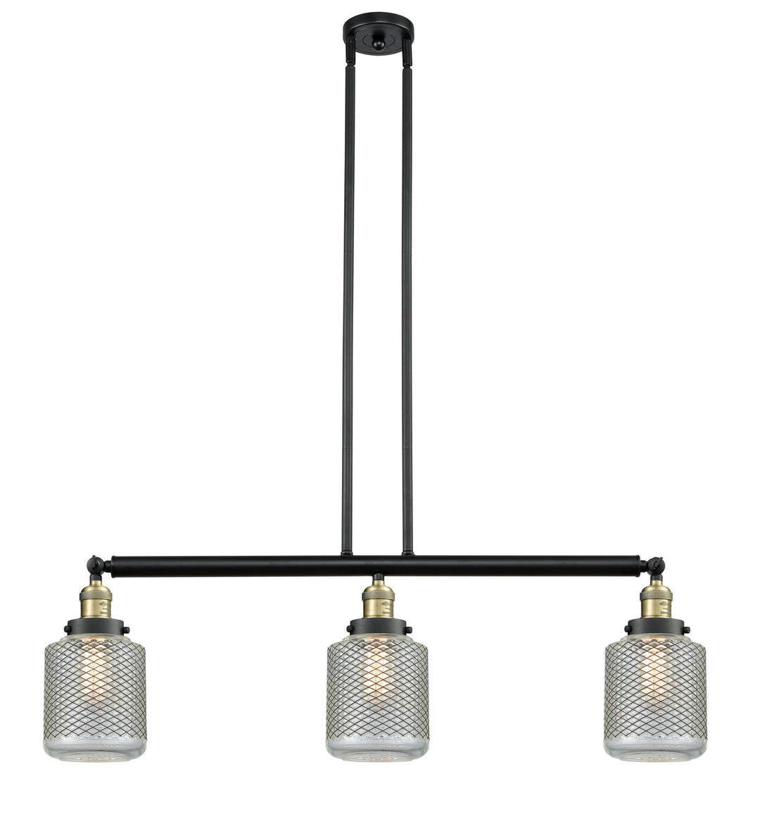 Innovations Franklin Restoration 213-BAB-G262 Pendant Light - Black Antique Brass