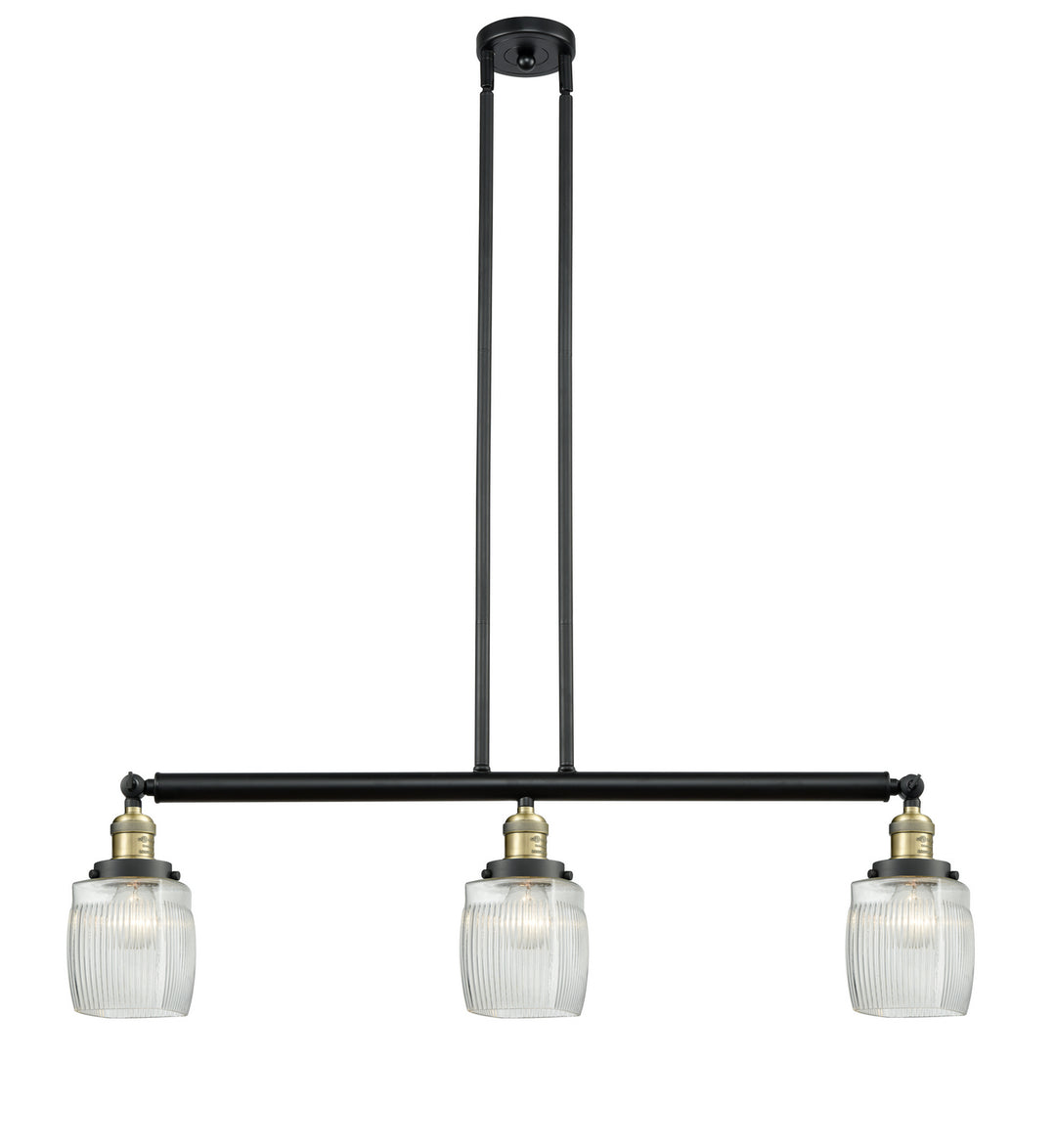 Innovations Franklin Restoration 213-BAB-G302 Pendant Light - Black Antique Brass
