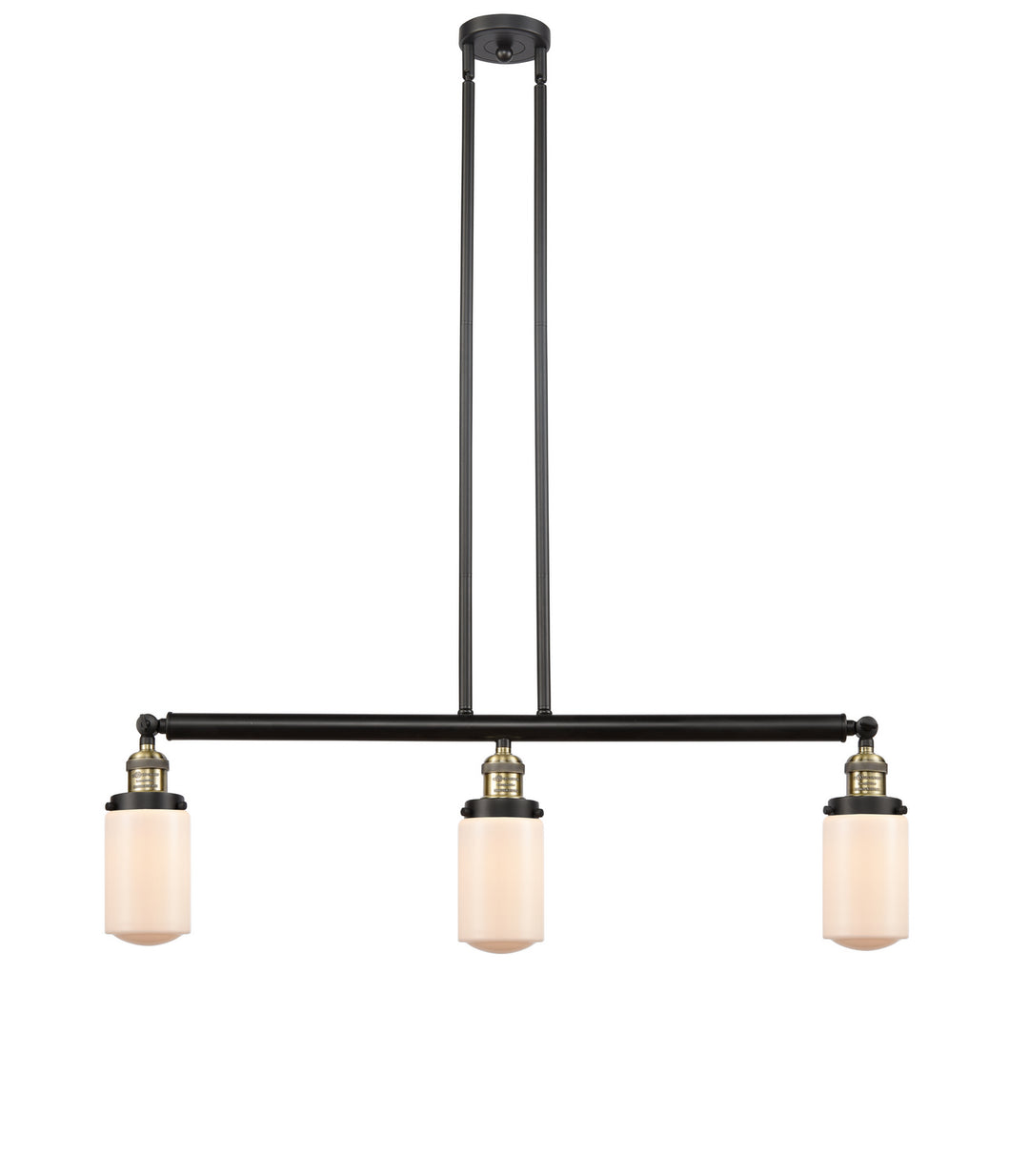 Innovations Franklin Restoration 213-BAB-G311 Pendant Light - Black Antique Brass