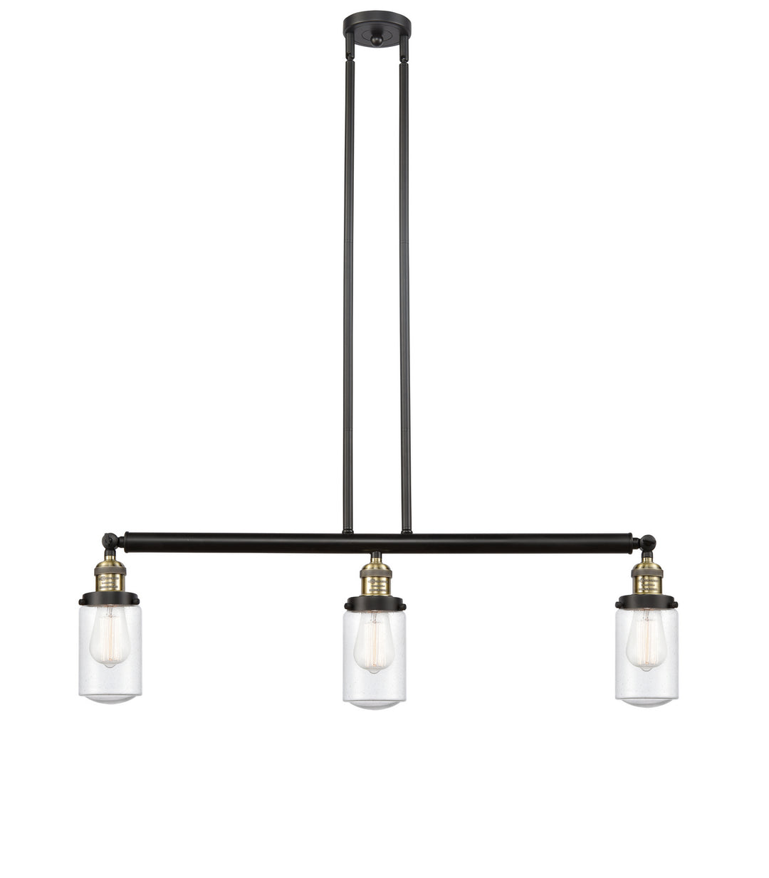 Innovations Franklin Restoration 213-BAB-G314 Pendant Light - Black Antique Brass