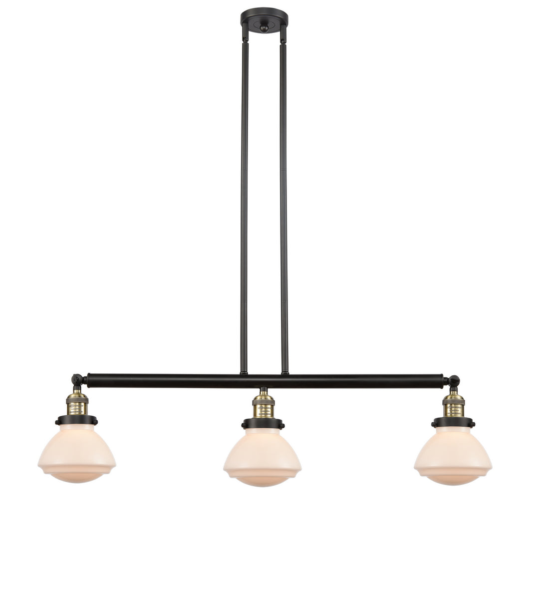 Innovations Franklin Restoration 213-BAB-G321-LED Pendant Light - Black Antique Brass