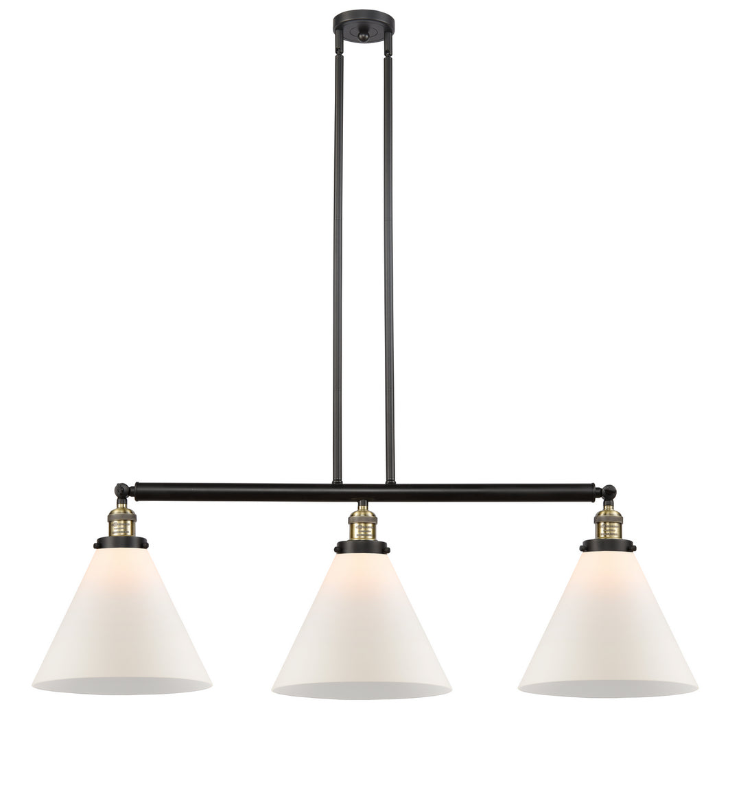Innovations Franklin Restoration 213-BAB-G41-L Pendant Light - Black Antique Brass