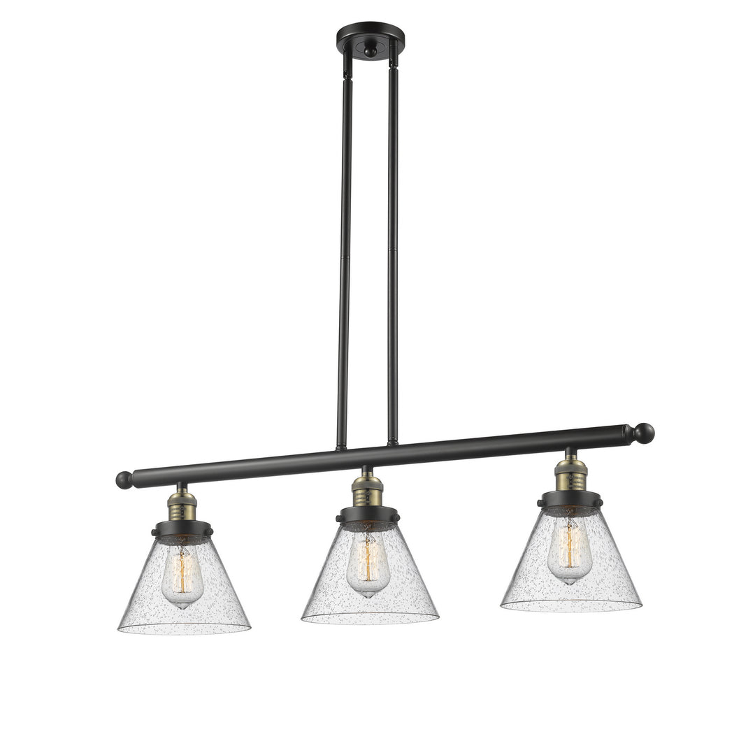 Innovations Franklin Restoration 213-BAB-G44 Pendant Light - Black Antique Brass