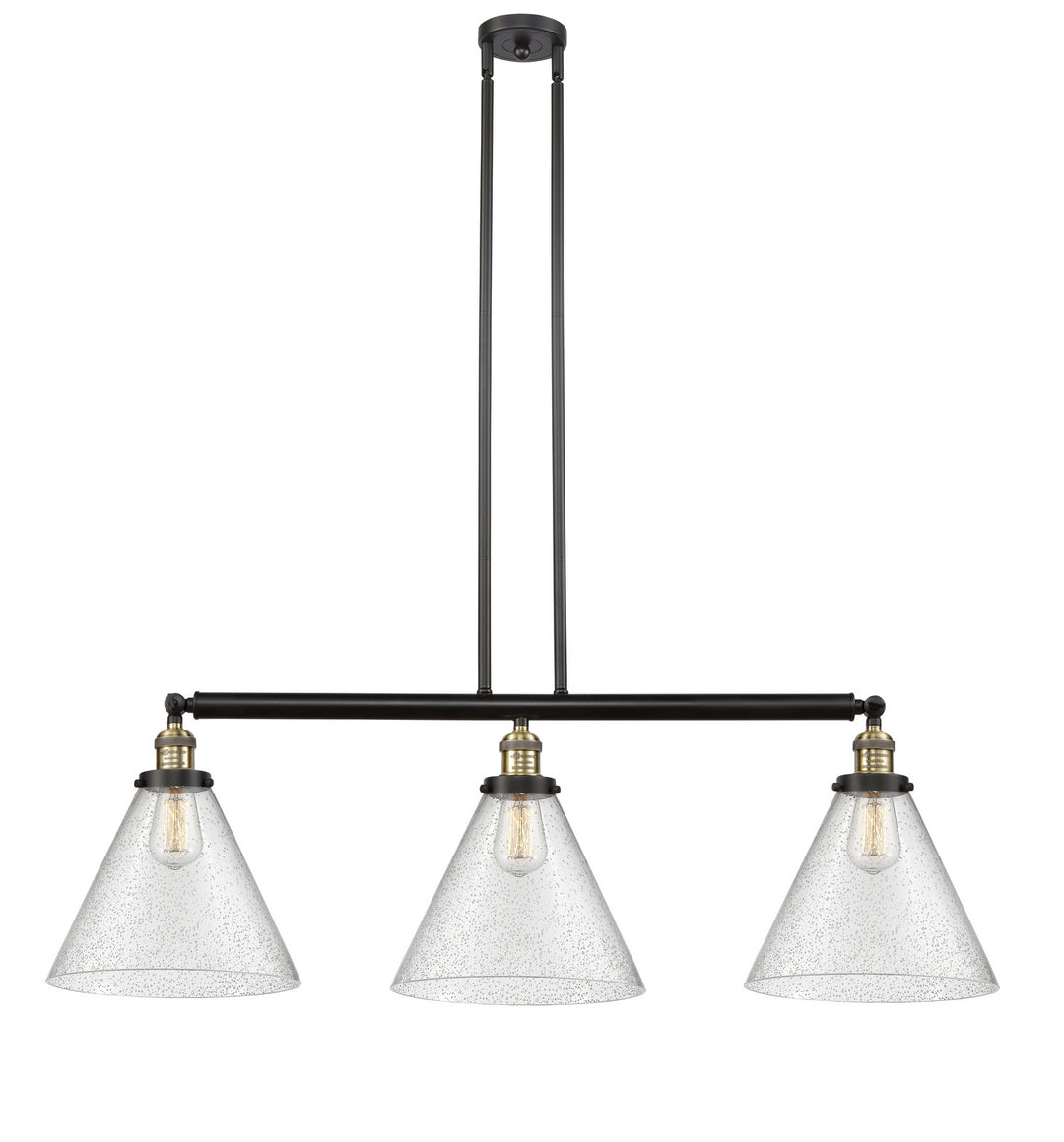 Innovations Franklin Restoration 213-BAB-G44-L-LED Pendant Light - Black Antique Brass