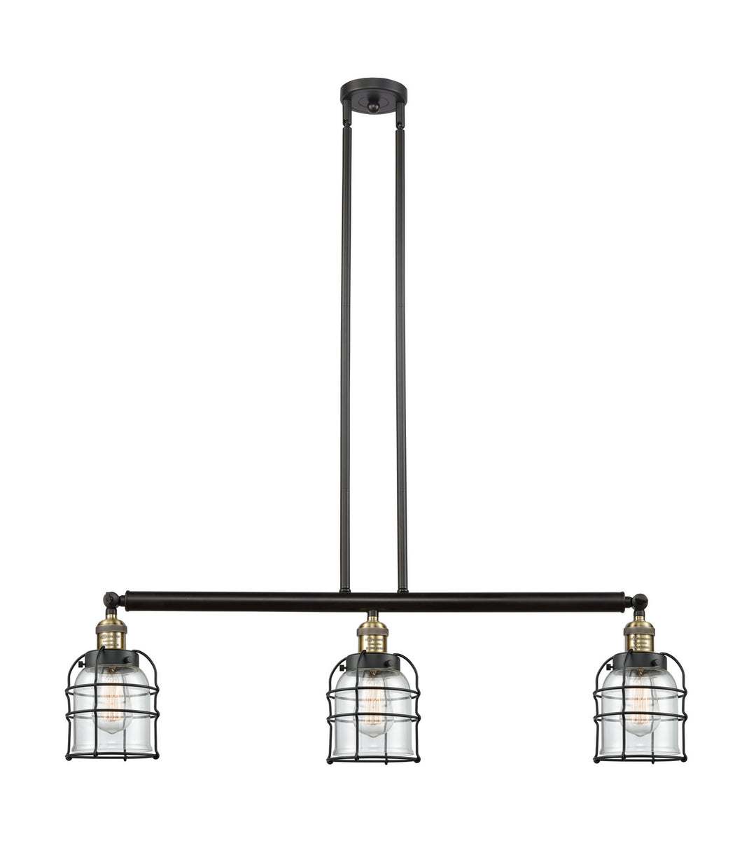 Innovations Franklin Restoration 213-BAB-G52-CE Pendant Light - Black Antique Brass