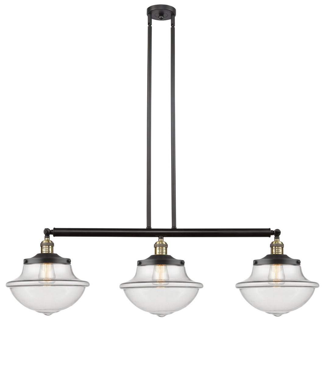 Innovations Franklin Restoration 213-BAB-G542-LED Pendant Light - Black Antique Brass
