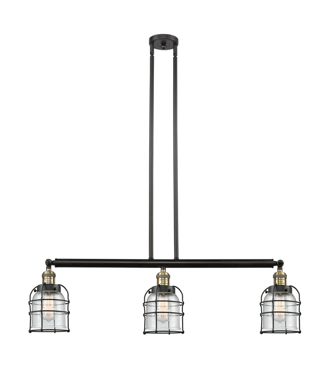 Innovations Franklin Restoration 213-BAB-G54-CE Pendant Light - Black Antique Brass