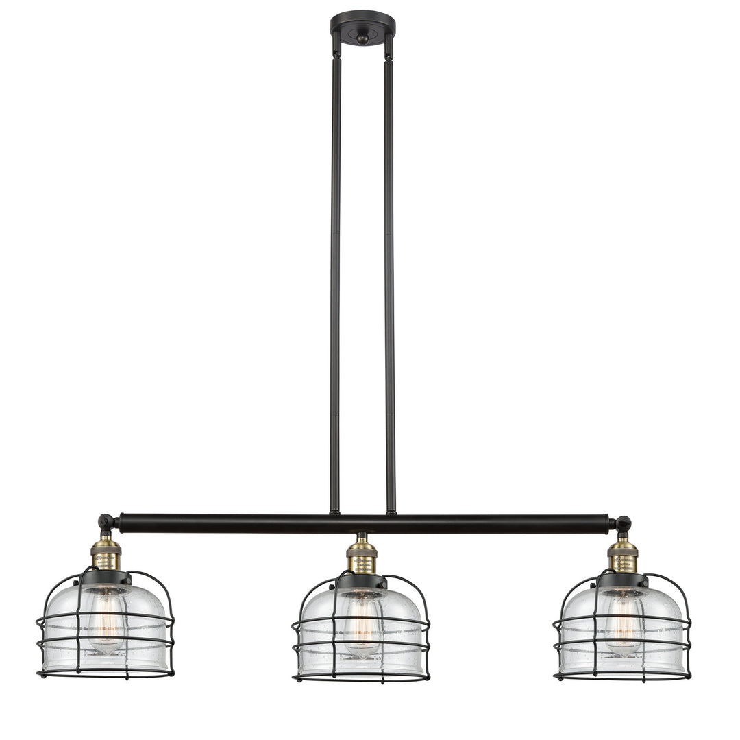 Innovations Franklin Restoration 213-BAB-G74-CE Pendant Light - Black Antique Brass