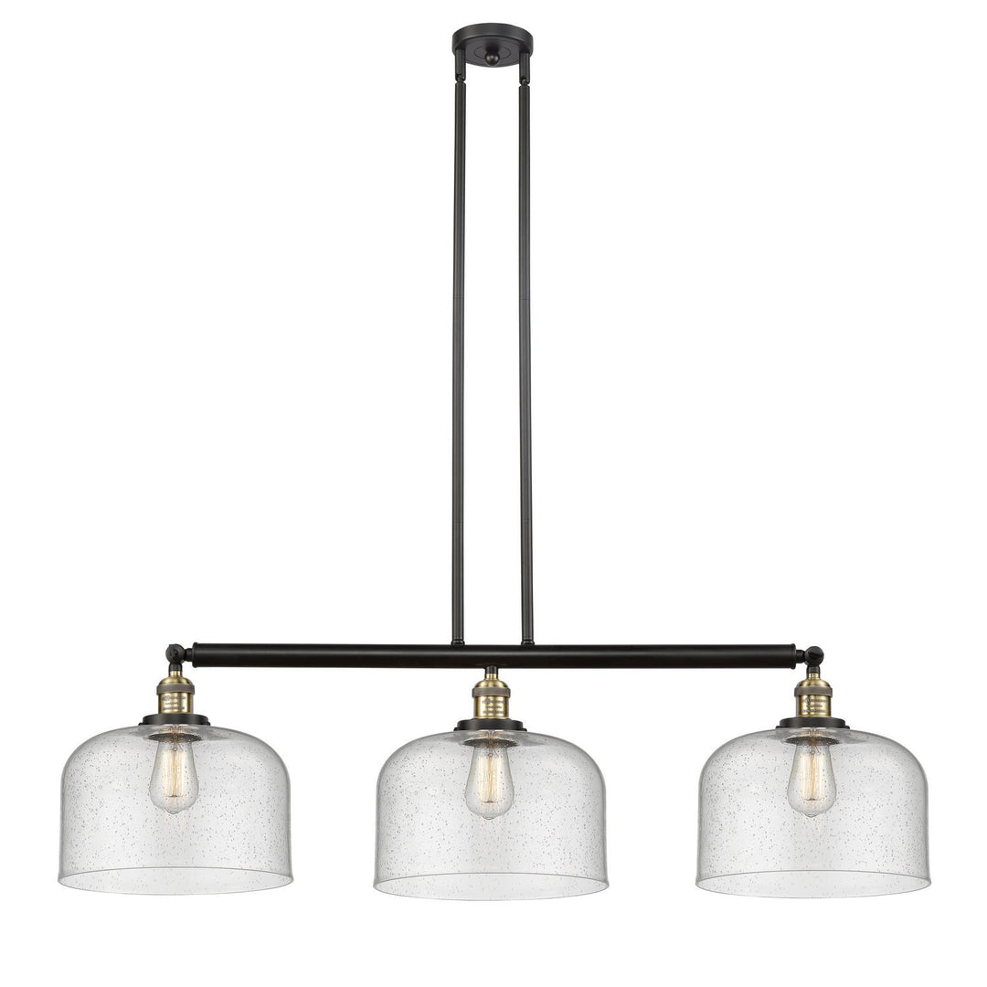 Innovations Franklin Restoration 213-BAB-G74-L Pendant Light - Black Antique Brass