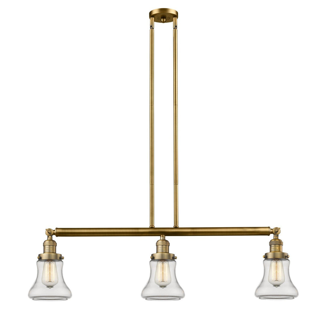 Innovations Franklin Restoration 213-BB-G192-LED Pendant Light - Brushed Brass