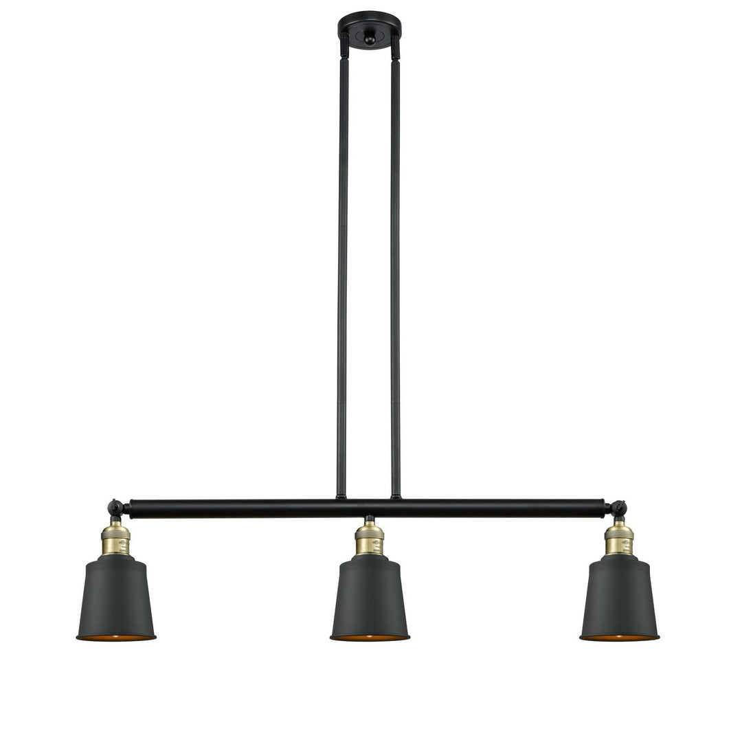 Innovations Franklin Restoration 213-BAB-M9-BK-LED Pendant Light - Black Antique Brass