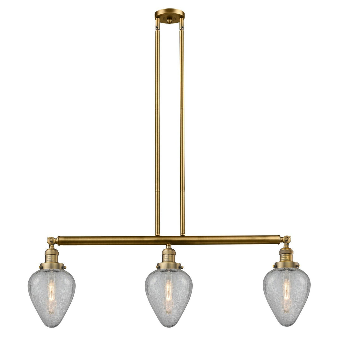 Innovations Franklin Restoration 213-BB-G165-LED Pendant Light - Brushed Brass