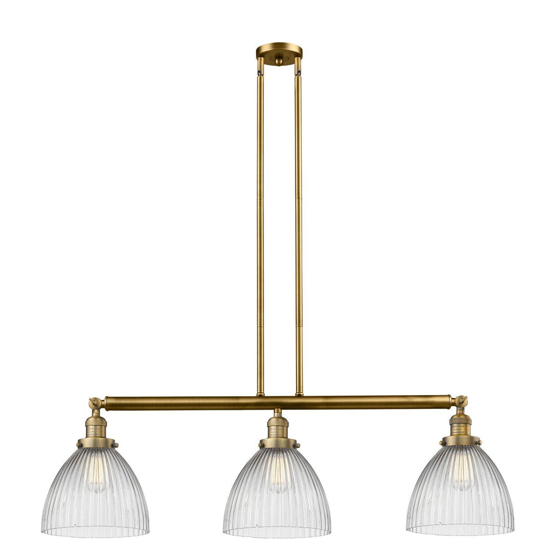 Innovations Franklin Restoration 213-BB-G222 Pendant Light - Brushed Brass