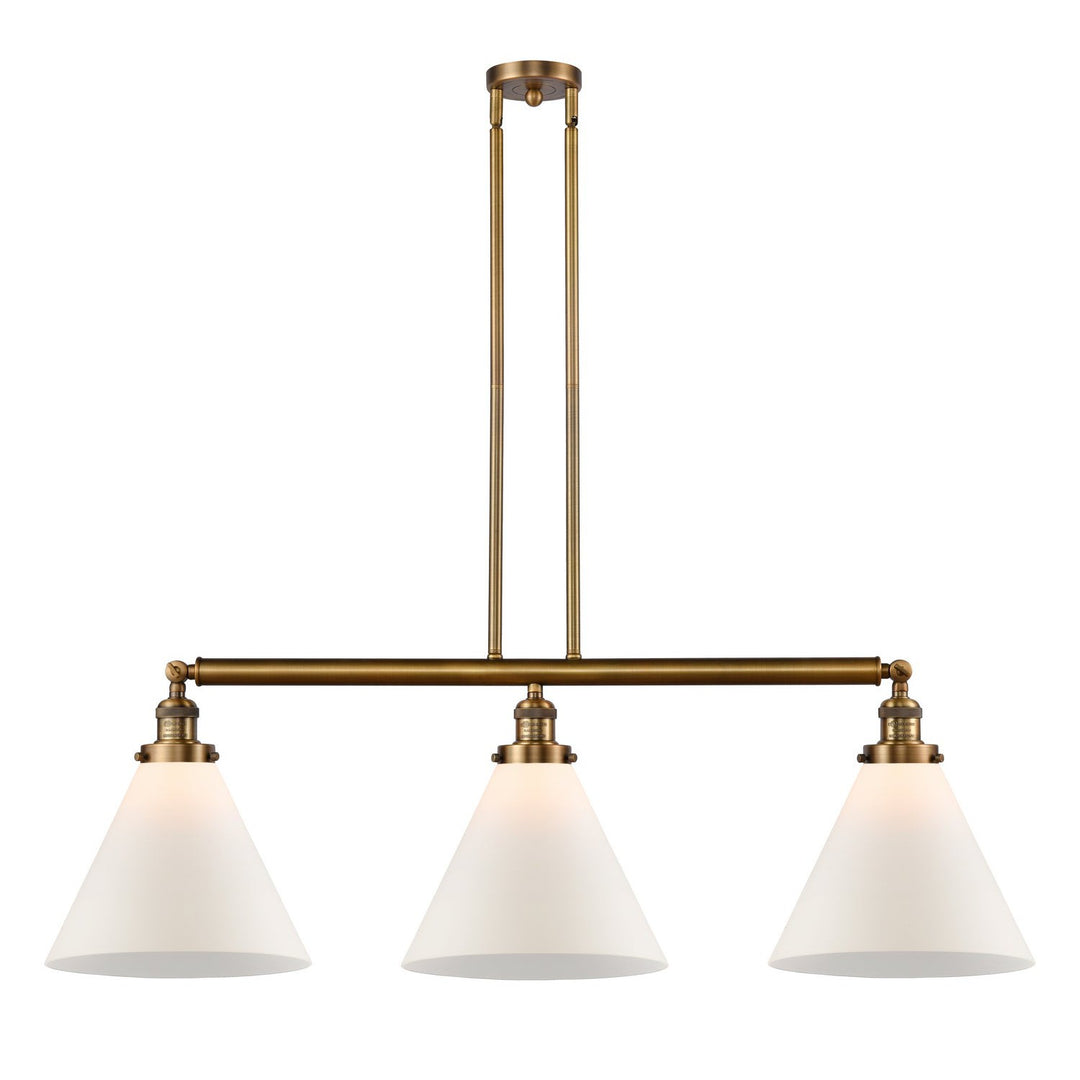 Innovations Franklin Restoration 213-BB-G41-L Pendant Light - Brushed Brass