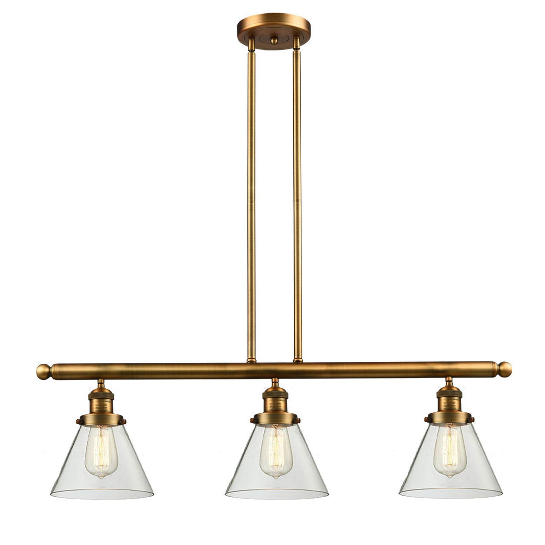 Innovations Franklin Restoration 213-BB-G42-LED Pendant Light - Brushed Brass