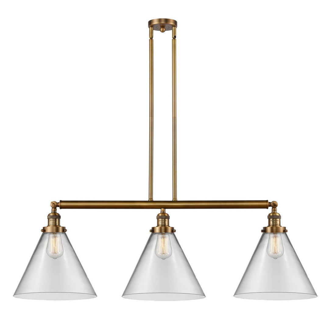 Innovations Franklin Restoration 213-BB-G42-L-LED Pendant Light - Brushed Brass
