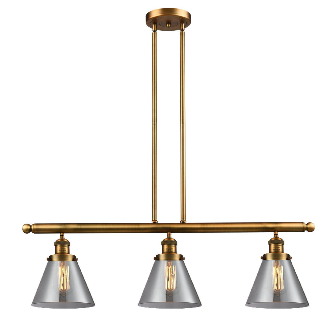 Innovations Franklin Restoration 213-BB-G43-LED Pendant Light - Brushed Brass
