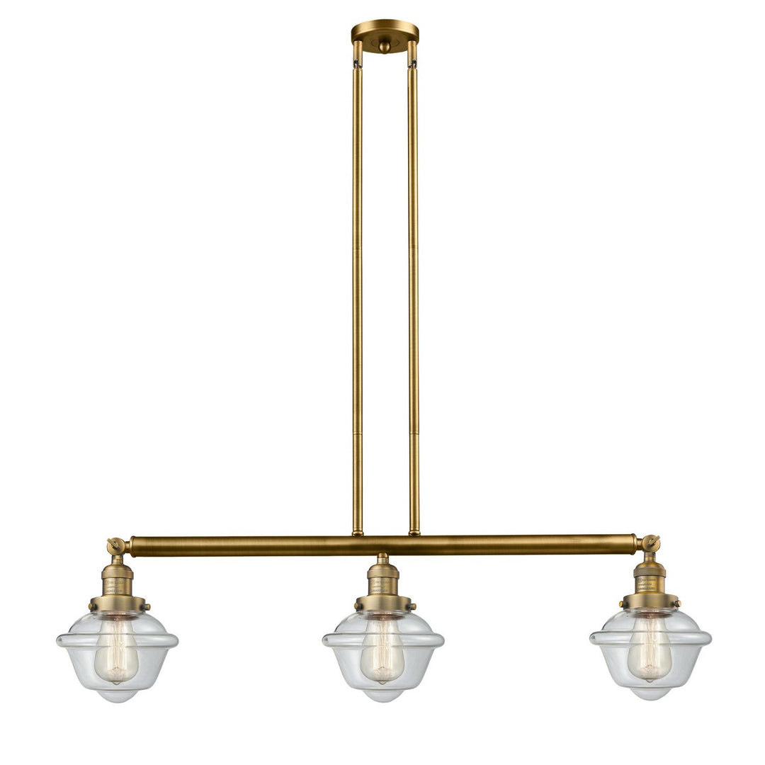 Innovations Franklin Restoration 213-BB-G532-LED Pendant Light - Brushed Brass