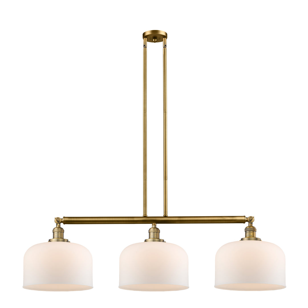 Innovations Franklin Restoration 213-BB-G71-L Pendant Light - Brushed Brass